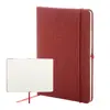 Block notes A5 con copertina in RPET e 80 fogli neutri con segnalibro e portapenna 