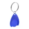 Portachiavi con gettone in plastica