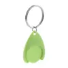 Portachiavi con gettone in plastica