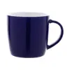 Tazza in ceramica colorata con interno bianco e confezione di cartoncino kraft 335ml