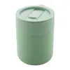 Tazza da viaggio da 300ml in ceramica rivestita con silicone e coperchio in plastica PP