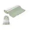 Telo mare in cotone riciclato RPET e sacca con chiusura a coulisse 180gr