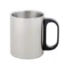 Tazza in acciaio con manico in plastica 175ml