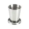 Bicchiere pieghevole in acciaio inox da 70ml