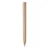 Penna a sfera in legno con righello da 14cm refill blu