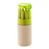 Set da 12 matite colorate con temperino