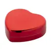 Balsamo labbra alla vaniglia contenitore metallizzato in ABS riciclato a forma di cuore protezione SPF15