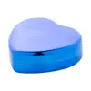 Balsamo labbra alla vaniglia contenitore metallizzato in ABS riciclato a forma di cuore protezione SPF15