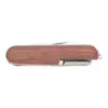 Coltellino da tasca in acciaio inox con manico in legno