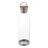 Borraccia in Tritan da 800 ML con fondo inox e coperchio con inserto in bambù