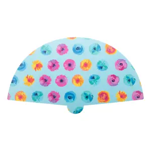 Ventaglio in cartoncino personalizzabile con grafica a colori su 2 lati 336×191 mm