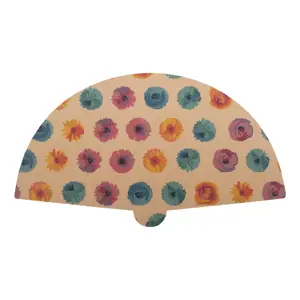 Ventaglio in cartoncino kraft personalizzabile include stampa 2 lati 336×191 mm