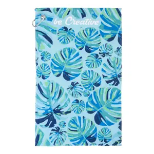 Asciugamano con gancio personalizzabile su 1 lato con sublimazione 300×500 mm