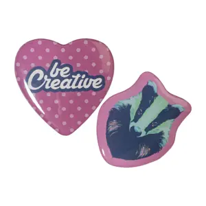 Magnete da frigorifero personalizzabile nella forma con rivestimento epossidico