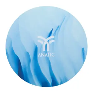 Tappetino mouse rotondo antiscivolo in poliestere ø200mm