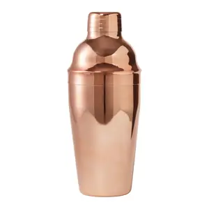 Shaker per cocktail da 550ml in acciaio placcato in rame