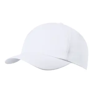 Cappellino in RPET per bambini a 5 pannelli 145gr con chiusura a velcro