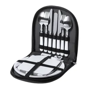 Set picnic per 2 persone in custodia RPET 245×245×45 mm