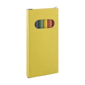 Set 6 matite in legno colorate