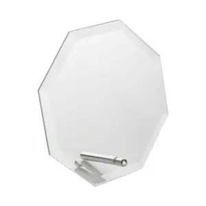 Trofeo esagonale in vetro