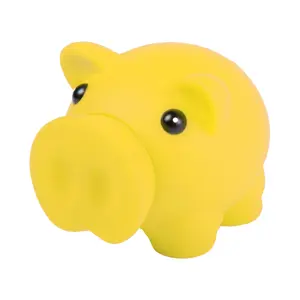 Salvadanaio a forma di maialino con naso smontabile