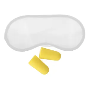 Set viaggio composto da mascherina occhi e tappi per le orecchie