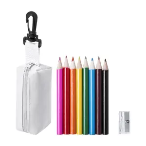 Set di matite colorate in custodia