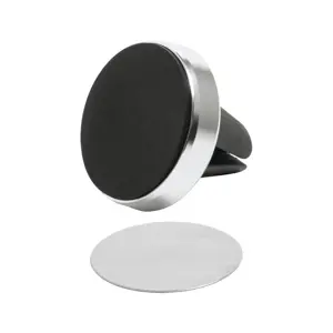 Supporto porta cellulare da auto magnetico in alluminio per ventola aria