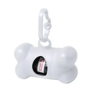 Distributore di sacchetti igienici per cane a forma di osso