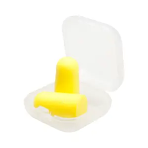 Tappi per le orecchie in EVA colorati in astuccio di plastica