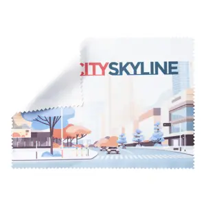 Panno per la pulizia degli occhiali in microfibra personalizzabile 130×180mm