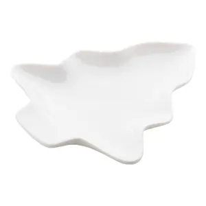 Piatto Natalizio in porcellana 130×150×17 mm