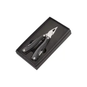 Pinze a 8 funzioni in confezione regalo nera 180×96×27 mm