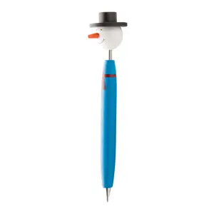 Penna a sfera natalizia refill blu