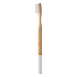 Spazzolino da denti in bambù con setole colorate