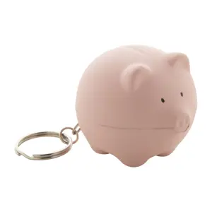 Portachiavi antistress a forma di maialino