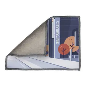 Panno per la pulizia degli occhiali in microfibra extra spessa 400g personalizzabile 130×180mm