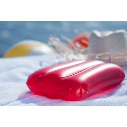 Cuscino da spiaggia gonfiabile in PVC con colori assortiti 330×250 mm