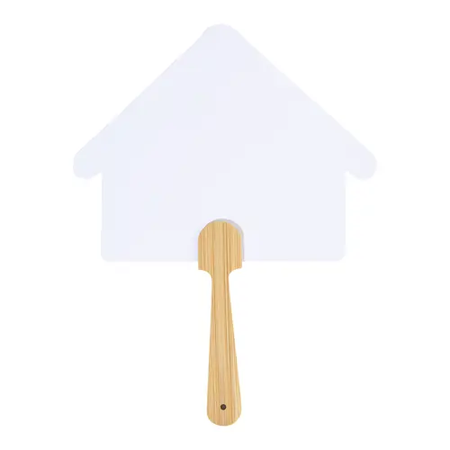 Ventaglio Uchiwa personalizzabile con manico in bambù e carta laminata