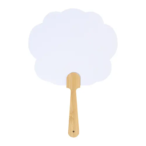 Ventaglio Uchiwa personalizzabile con manico in bambù e carta laminata