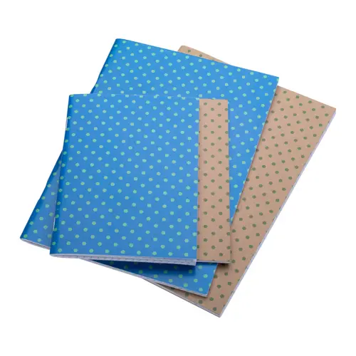 Quaderno A6 con copertina personalizzabile in carta kraft e fogli neutri in carta riciclata