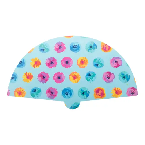 Ventaglio in cartoncino personalizzabile con grafica a colori su 2 lati 336×191 mm