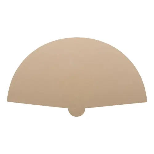 Ventaglio in cartoncino kraft personalizzabile include stampa 2 lati 336×191 mm