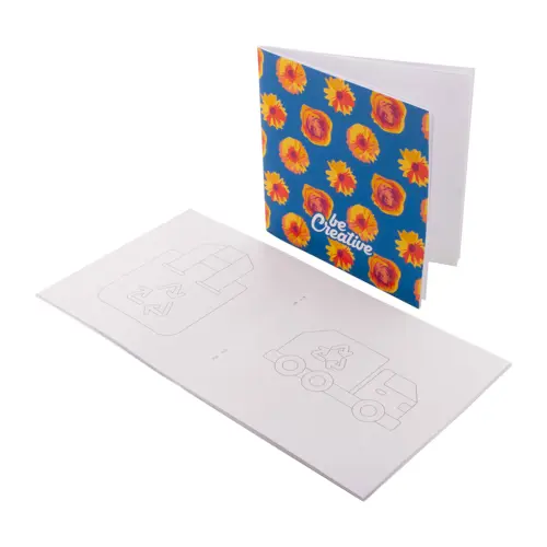 Blocchetto da colorare personalizzabile con vari temi a scelta con copertina totalmente personalizzabile