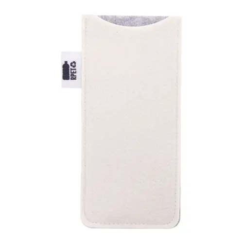 Custodia per occhiali da sole in feltro RPET personalizzabile sul lato anteriore con stampa a colori 80×170mm