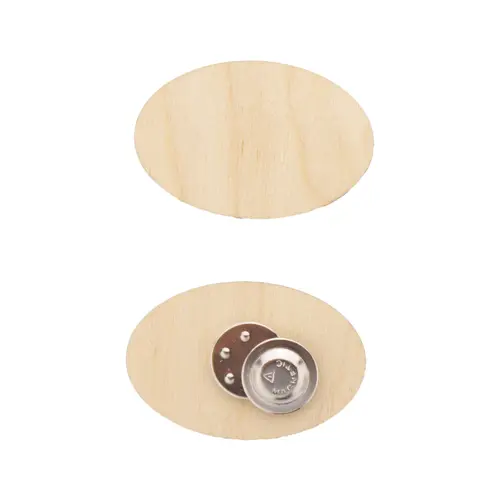 Spilla magnetica in betulla totalmente personalizzabile nella grafica