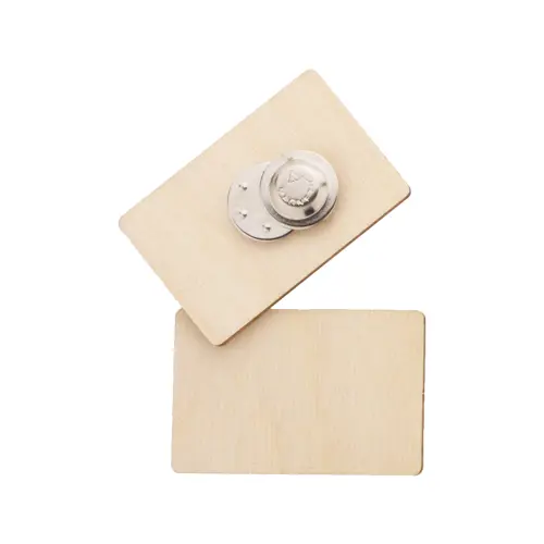 Spilla magnetica in betulla totalmente personalizzabile nella grafica