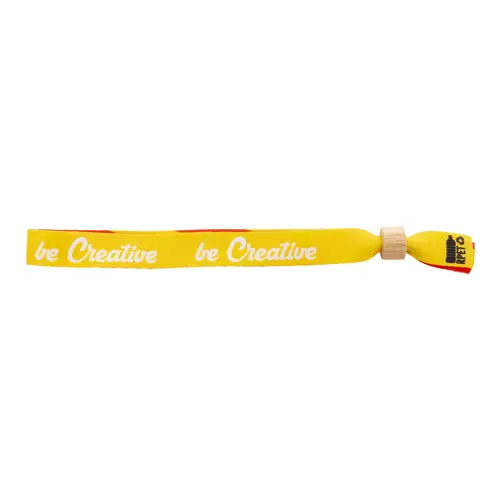 Braccialetto personalizzabile in RPET con chiusura in bambù