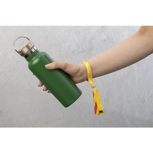 Braccialetto personalizzabile in RPET con chiusura in bambù
