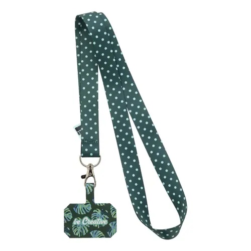 Lanyard portacellulare in RPET totalmente personalizzabile